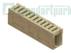 Блок монолитный водоотводной CompoMax полимербетонный DN150 h31 кл. E 72955, рис. 1