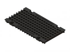 Решетка водоприемная Max DN200 ячеистая чугунная ВЧ, кл.D 25404, рис. 1