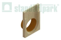 Заглушка торцевая полимербетонная для блока монолитного с вертикальным водоотводом 67519-5-09, рис. 1