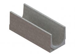 Лотки водоотводные бетонные BetoMax Drive DN300 каскадные h235-385, рис. 1