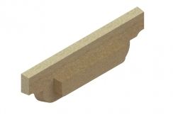 Заглушка полимербетонная к лотку полимербетонному 6701-1D.2, рис. 1