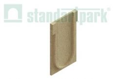 Заглушка торцевая полимербетонная для блока монолитного начальная 67519-Н, рис. 1