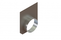 Заглушка торцевая с водоотводом для лотка бетонного 4969/30-30, рис. 1