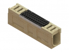 Блок монолитный CompoMax ревизионный к ПУ с решеткой "шина" чугунной ВЧ DN150 h31 кл.Е (комплект) 0729558, рис. 1