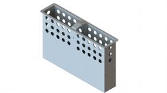 Корзина для пескоуловителя DN110 из оцинкованной стали 6119, рис. 1