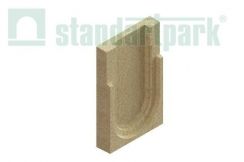 Заглушка торцевая полимербетонная для блока монолитного конечная 67019-K, рис. 1