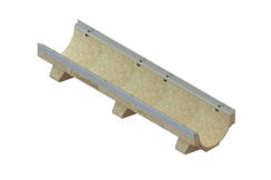 Лоток водоотводный полимербетонный CompoMax Drive DN200 h160 каскадный, рис. 1