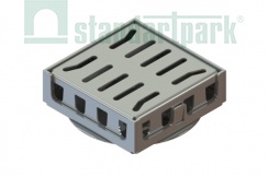 Поворотный модуль 150х150 из нержавеющей стали, рис. 1