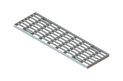 Решетка ячеистая стальная DN100 серии Drive кл. A15, рис. 1