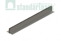 Насадка-щель водоприемная НЩ-10.14.100-ст.-оц стальная оцинкованная на лоток, рис. 1