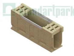 Блок монолитный водоотводный CompoMax полимербетонный ревизионный DN200 h41 кл. Е 759557, рис. 1