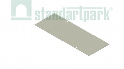 Крышка инсталяционная Basic DN300 стальная оцинкованная кл. А15, рис. 1