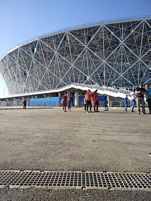 Линейный водоотвод для «Волгоград Арена» в рамках ЧМ 2018