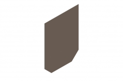 Заглушка стальная оцинкованная с водоотводом DN200 для лотка водоотводного бетонного 4549, рис. 1