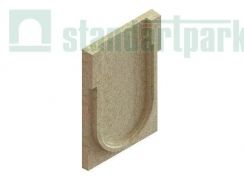 Заглушка торцевая полимербетонная для блока монолитного начальная 67219-5Н, рис. 1