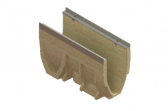 Лоток водоотводный CompoMax Drive DN150 H31 полимербетонный полуметровый кл.Е, рис. 1