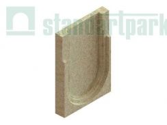 Заглушка торцевая полимербетонная для блока монолитного конечная 67219-5К, рис. 1