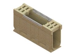 Блок монолитный водоотводной CompoMax полимербетонный DN200 кл. С250, рис. 1