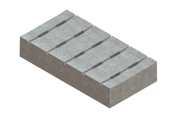 Решетка водоприемная фибробетонная DN400 кл. С250, рис. 1