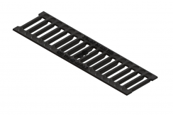 Решетка водоприемная S'park DN100 чугунная щелевая кл. С250, рис. 1