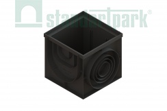 Пластиковый дождеприемник-пескоуловитель PolyMax Basic 400х400, рис. 1