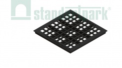 Решетка Basic чугунная ячеистая к дождеприемнику-пескоуловителю 400х400 кл. С250, рис. 1