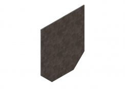 Заглушка торцевая стальная для лотка водоотводного бетонного 6121-5Б-D, рис. 1