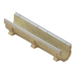 Лоток водоотводный CompoMax Drive полимербетонный усиленный H210 кл.С,D,Е, рис. 1