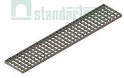 Решетка водоприемная Basic [33x33x2] ячеистая стальная оцинкованная кл. А15, рис. 1