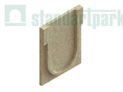 Заглушка торцевая полимербетонная для блока монолитного начальная 67519-4Н, рис. 1