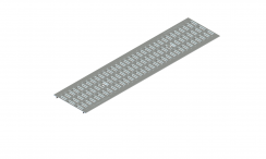 Решетка штампованная Basic DN200 оцинкованная кл. А15, рис. 1