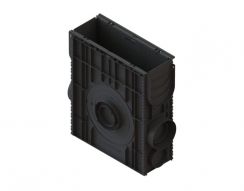 Пескоуловитель сборный DN150 пластиковый PolyMax Basic 828007, рис. 1