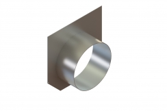 Заглушка торцевая стальная с водоотводом для лотка водоотводного бетонного 4749-D, рис. 1