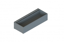 Щелевая насадка ревизионная Slim Drain серии Drive L-образная DN150 кл. С250, рис. 1