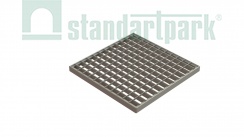 Решетка Basic ячеистая стальная оцинкованная к дождеприемнику-пескоуловителю 400х400 кл. А15, рис. 1