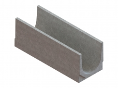 Лотки водоотводные бетонные BetoMax Drive DN300 уклонные h240-385, рис. 1