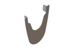 Переходник универсальный оцинкованная сталь для пескоуловителя полимербетонного 6104V-П, рис. 1