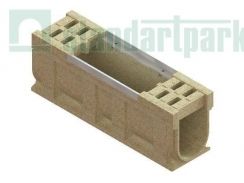 Блок монолитный водоотводный CompoMax полимербетонный ревизионный DN200 h36 кл. Е 759457, рис. 1