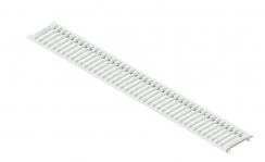 Решетка водоприемная Basic DN100 оцинкованная стальная штампованная щелевая кл. А15, рис. 1