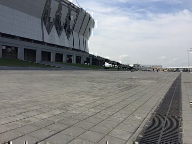 Линейный водоотвод для «Ростов Арена» в рамках ЧМ 2018