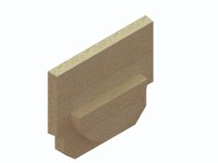 Заглушка полимербетонная к лотку полимербетонному 7030, рис. 1