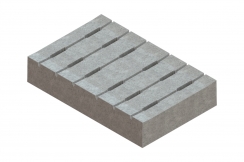 Решетка водоприемная фибробетонная DN500 кл.А15, рис. 1