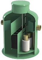 Вертикальная система очистки OLPSV 400 3 л/с, рис. 1