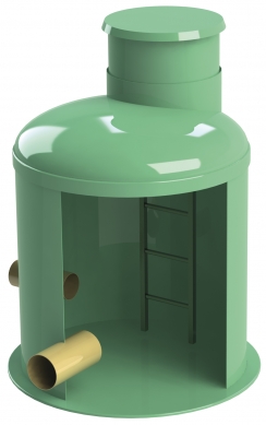 Поворотный колодец, рис. 1