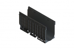 Лоток водоотводный пластиковый PolyMax Basic DN300 h560, рис. 1