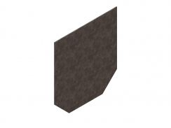 Заглушка торцевая стальная для лотка водоотводного бетонного 6171-Б-D, рис. 1