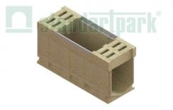 Блок монолитный водоотводный CompoMax полимербетонный ревизионный с пескоуловителем DN300 h51 кл. Е 779558, рис. 1