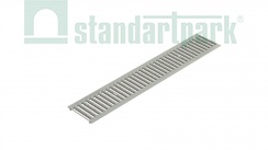 Решетка водоприемная Basic штампованная стальная оцинкованная кл. А15, рис. 1