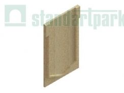 Заглушка торцевая полимербетонная для блока монолитного начальная 67719-Н, рис. 1