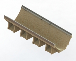 Лоток водоотводный CompoMax Drive DN300 H210 V-образный, рис. 1